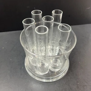 6 Reagenzglas Schnapsgläser mit klarem Party Eiskübel ~ Wodka Schnaps Glas Bar Set - Bild 1 von 5