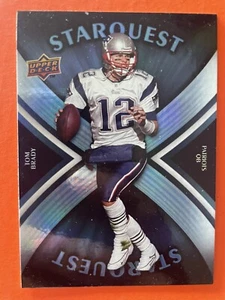 2008 Upper Deck #SQ29 Tom Brady StarQuest Rainbow Blue SP Patriots - Picture 1 of 2