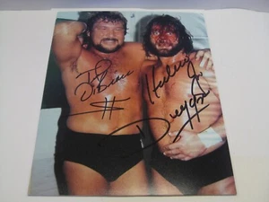 WWF LEGENDS TED DIBIASE & HACKSAW JIM DUGGAN AUTOGRAPHED SIGNED PHOTO COA FR S&H - Picture 1 of 5
