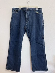 Genuine Dickies Jeans Blue Carpenter Jeans Size 42x32 Pockets - Picture 1 of 6