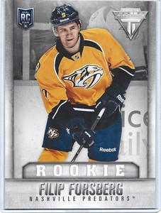 2013/14 PANINI TITANIUM FILIP FORSBERG 5x7 JUMBO ROOKIE RC #J-10