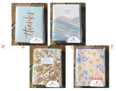 CARLTON CARDS Express Gratitude with Style: 10ct Thank You Cards with Envelopes