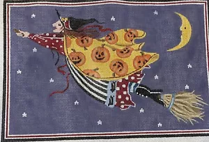Mary Lake Thompson Halloween Witch Handpainted Needlepoint Canvas Melissa Shirle - Picture 1 of 7