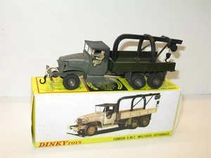 DINKY TOYS, GMC Gru 'Lot 7' Militare Di Riparazione Versione 1 Con Pilota, B - Foto 1 di 7