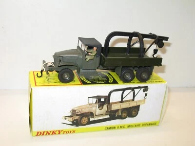 DINKY TOYS, GMC Gru 'Lot 7' Militare Di Riparazione Versione 1 Con Pilota, B - Immagine 1 di 4
