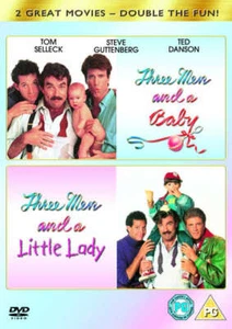 Three Men and a Baby + Three Men and a Little Lady Three & New Region 4 DVD - Picture 1 of 1