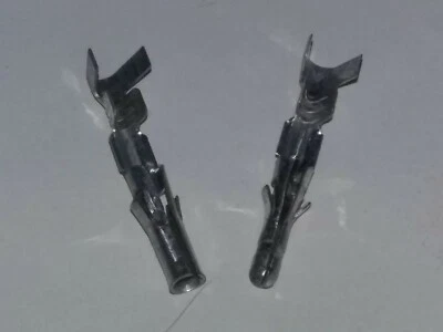 Molex connector pins Male & Female .093" 02-09-1119 50 pcs     02-09-2118 50 pcs - Image 1 of 2