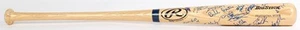 MILWAUKEE BREWERS TEAM SIGNED BAT POSEDNIK SANTOS HARDY WEEKS WYNEGAR YOST +23 - Picture 1 of 7