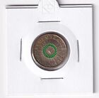 AUSTRALIAN: 2014 $2 GREEN DOVE REMEMBRANCE DAY CIRCULATED COLOURED COIN * .