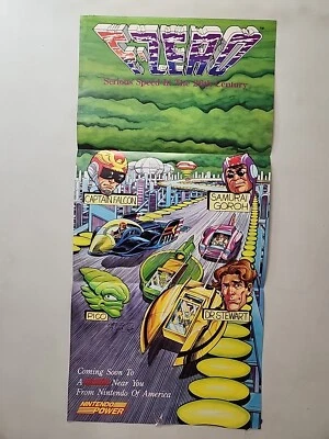 Póster vintage de Nintendo Power F-Zero Foto 1 de 3