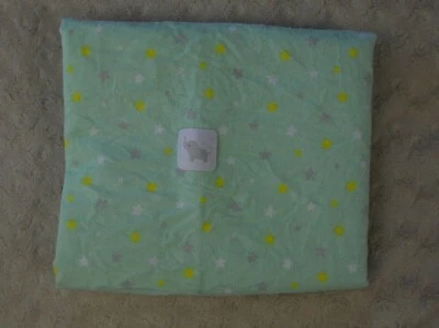 Manta bebé Child of Mine Carter's Elephant franela estrella receptora verde amarillo Foto 1 de 4