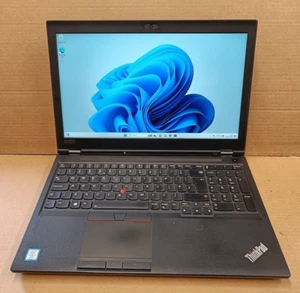 Lenovo Thinkpad P52 i7-8850H 2.6Ghz 32GB 512GB SSD Win11 15.6" P2000 Laptop - C - Picture 1 of 3