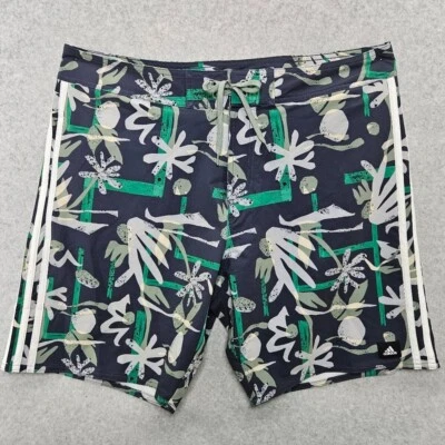Pantalones Cortos Adidas Floral Beach Tech Verde y Gris Para Hombre Talla 37 Foto 1 de 4