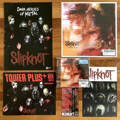 JAPAN PROMO MEGAJACKET +STICKER+FLYERS+ CD WITH 2 OBIs! THE END, SO FAR SLIPKNOT - Bild 1 von 4