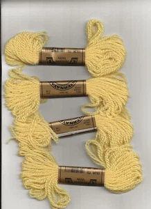 Lot 4 8 YD Skeins Paternayan Persian Wool Yarn Yellow Same Lot # 023 Color 773 - Picture 1 of 1