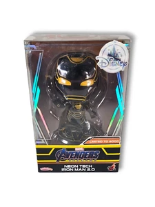 New Sealed Marvel DISNEY D23 EXPO 2019 HOT TOYS COSBABY IRON MAN NEON TECH 2.0 - Picture 1 of 7