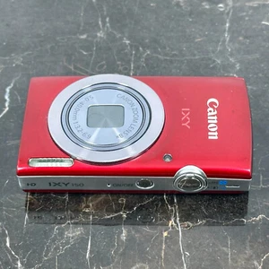 Near MINT Canon PowerShot ELPH 160 / IXUS 160 / IXY 150 Red Digital Camera - Picture 1 of 12