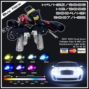 Two 35W 55W Xentec Dual beam Halogen High & HID Low Replacement Light bulbs - Picture 1 of 12