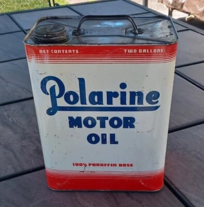 Polarine Motoröl Dose 2 Gallonen Standard Oil Company SEHR SCHÖNE DOSE!!! - Bild 1 von 6