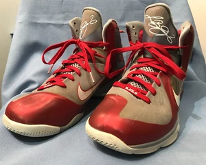 Nike Lebron 469764-601 men's 12 red / gray - Picture 1 of 8