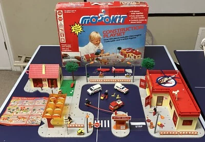 Vintage Majorette Majokit Fire Station Construction Set #779.52 99% Plus Extras! - Image 1 of 4