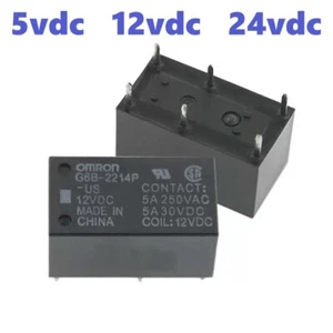 Omron Relay G6B-2214P-US 5VDC G6B-2214P-US 12VDC 24VDC 5A 6Pins Relay - Picture 1 of 4