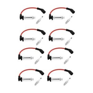 8Set 41-110 Spark Plugs&M8-48322 Spark Plug Wire For 2007-2014 Chevy Avalanche - Picture 1 of 12