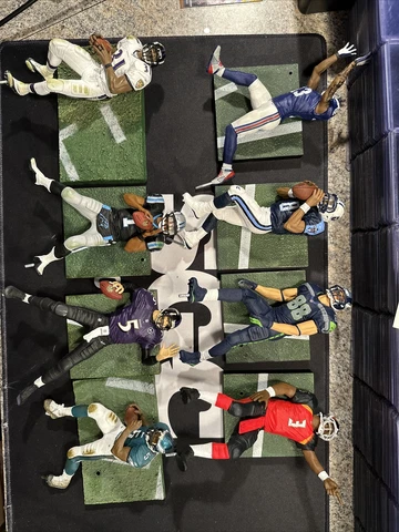 NFL McFarlane Figurines Loose Lot McNabb Newton OBJ Cover