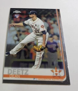 Tarjeta de béisbol 2019 Dean Deetz #79 Topps cromada Houston Astros Pitcher MLB - Imagen 1 de 2