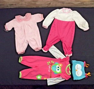 Lot Of 3 Battat OG Our Generation One Pc Pajama Sets Fit 18" Doll American Girl - Picture 1 of 15