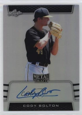 2019 Leaf Metal Draft /50 Cody Bolton #BA-CB1 Auto - Image 1 of 2