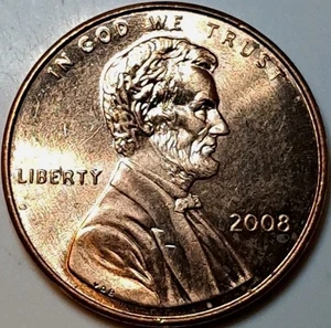 2008 P AU Lincoln Memorial Cent Penny 1C ~ Last Year Of Memorial Reverse Design - Picture 1 of 2