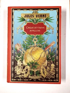 Jules Verne Cinque settimane in pallone Collezione Hetzel Rba Italia - Foto 1 di 2