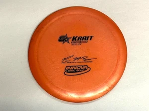 FLY GREEN DISC GOLF: USED RARE INNOVA 2X PAUL MCBETH GSTAR KRAIT DRIVER 172G ORG - Picture 1 of 2
