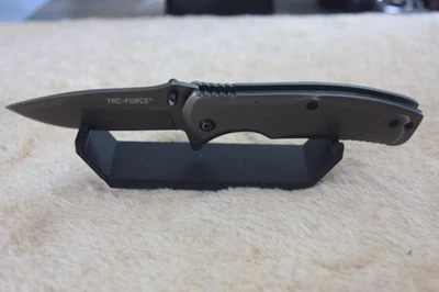 Tac-Force 3.5'' Spring Assisted Pocket Knife - Gray (TF848) - Image 1 of 4