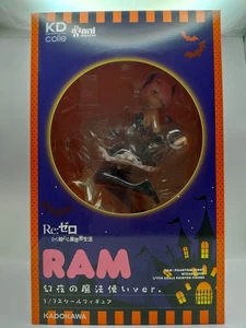 RE:ZERO RAM PHANTOM NIGHT WIZARD VER. 1/7 FIGURE (KADOKAWA) OFFICIAL NEW SEALED - Picture 1 of 20