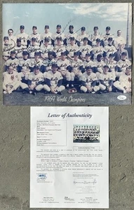 1969 NY Mets World Champs TEAM SIGNED 11x14 Photo 31 sigs w/ Seaver & Ryan - JSA - Bild 1 von 7