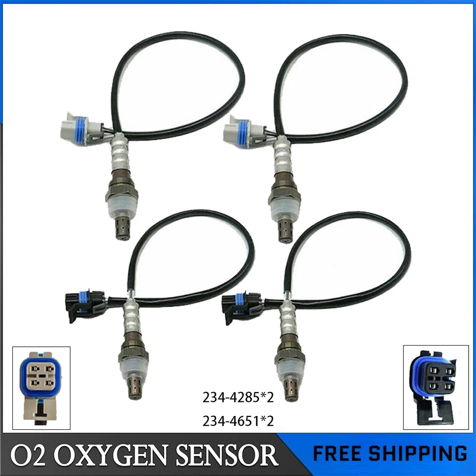 Sensor de oxígeno 4 piezas para Chevrolet Express 1500 2500 3500 y GMC Savana 1500 2500 Foto 1 de 4