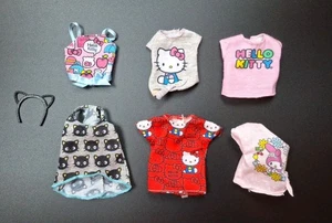 Mattel Barbie Doll Sanrio Hello Kitty Shirt Top Clothing Lot - Picture 1 of 3