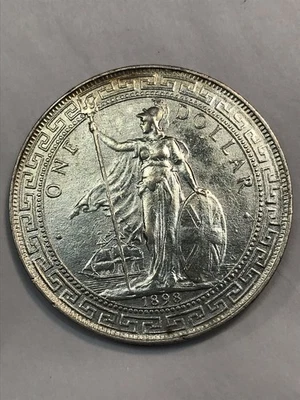 1898 Silver British Trade Dollar - Nice, You Grade It (#Me04) - Image 1 of 4
