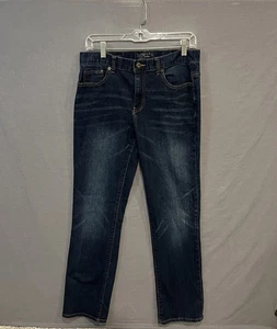 Jeans dritti classici marca Lucky donna 18 blu pantaloni denim vita media - Foto 1 di 13