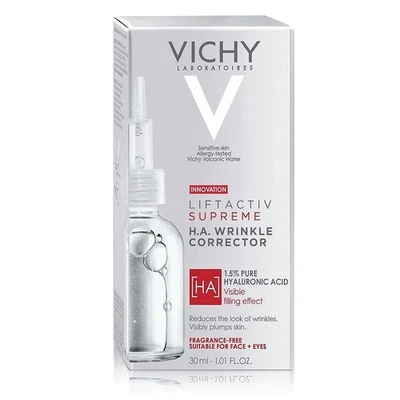 Vichy Liftactiv Supreme H.A. Wrinkle Corrector 1.5% Pure Hyaluronic Acid 1.01oz. - Image 1 of 4