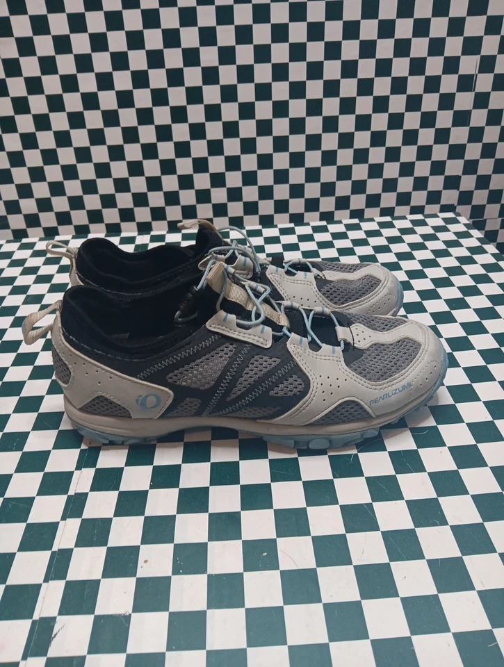 Botines Pearl Izumi X-ALP Drift IV Ciclismo SPD Caminables Blanco Azul EE. UU. 13-13,5 Foto 1 de 4