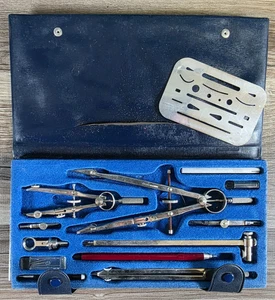Vintage SEARS Mechanical Drafting Set 608.5012.0 Made in West Germany FLAW - Picture 1 of 16