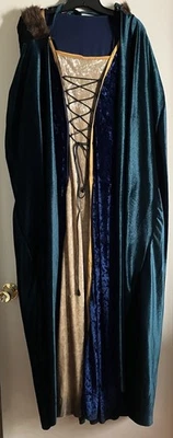 Game Of Thrones GOT Renaissance Medieval Queen Viking Dress Robe Costume Cosplay - Image 1 of 4