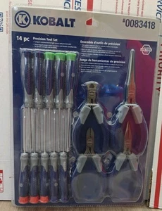 EW Kobalt 14-Piece Precision (Screwdrivers/Pliers) Tool Set # 0083418 - Picture 1 of 3
