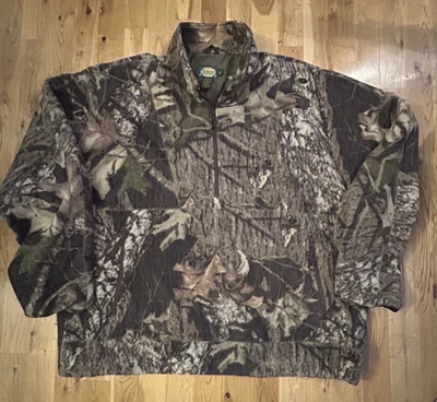 Cabela’s Fleece Pullover Jacket Men’s XL Camouflage 1/4 Zip Hunting - Image 1 of 4