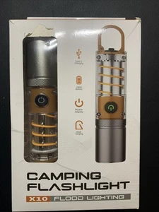 LED Camping Flashlight Featuring Telescopic Zoom and Intelligent Charging - Picture 1 of 3