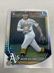 2025 Bowman Chrome Mega Box Jacob Wilson RC #9 Rookie - Picture 1 of 12