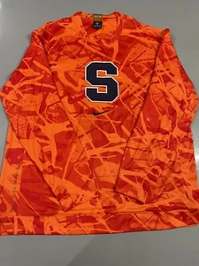 NEW!!! Nike Syracuse Basketball Elite Player Issue Long Sleeve CQ0841 891 Men L - Picture 1 of 9